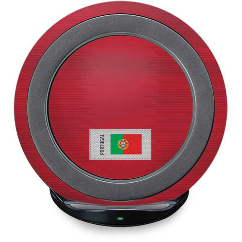 Portugal Soccer Flag Fast Charge Wireless Charging Stand Skin